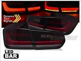 Zadní LED světla, světlomety, lampy BMW F30, 2011-2018, SEQ, červeno-kouřové