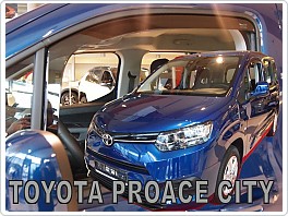 Plexi ofuky oken, deflektory, Toyota ProAce City přední