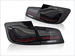 Zadní OLED světla, světlomety, lampy BMW F10, 2010-2016, SEQ, kouřové, VÝPRODEJ