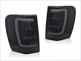 Zadní LED světla, světlomety, lampy Jeep Grand Cherokee, 1999-2005, LED, černé kouřové