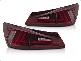 Zadní LED světla, světlomety, lampy Lexus IS, 2006-2013, červené