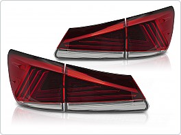 Zadní LED světla, světlomety, lampy Lexus IS, 2006-2013, LED, SEQ, červené