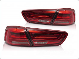 Zadní LED světla, světlomety, lampy Mitsubishi Lancer 8 sedan, 2008-2016, LED, SEQ, červené