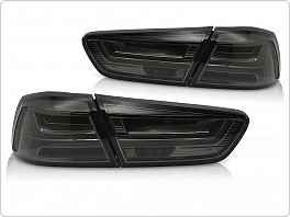 Zadní LED světla, světlomety, lampy Mitsubishi Lancer 8 sedan, 2008-2016, SEQ, červené