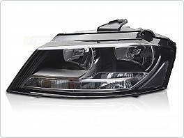 Přední světlomet, Audi A3 8P, 2008-2012, levý 1ks, černá