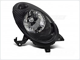 Přední světlomet Nissan Micra K12, 2003-2007, pravý 1ks, černý