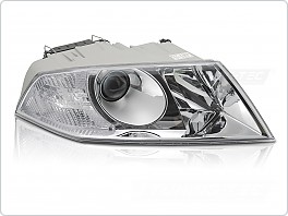 Přední xenonový světlomet Škoda Octavia II, 2004-2008, pravý 1ks, chrom