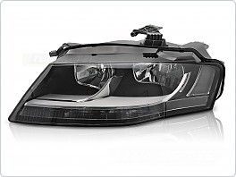 Přední světlomet Audi A4 B8, 2008-2011, levý 1ks, černá