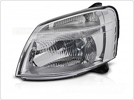 Přední světlomet Citroen Berlingo 2002-2010, levý 1ks, chrom