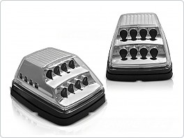 Přední blinkry Mercedes W463, 1990-2012, dynamické, chromové