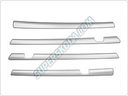 Vnitřní lišty dveří Škoda Octavia II ALU vzhled