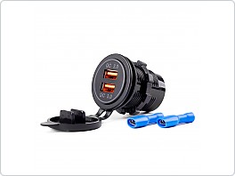 Nabíječka 2xUSB 12/24V MOD-05 