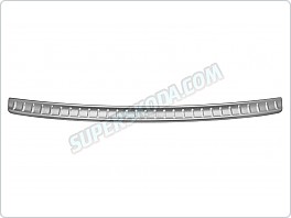 Ochranný kryt zadního nárazníku pro Škoda Superb II sedan 2009-2013 - stříbrný