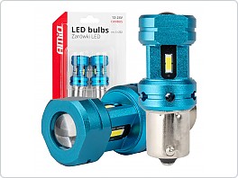 CANBUS LED žárovky 1156 BA15S P21W R10W R5W 4SMD 1860 Bílé 12V 24V, 2 ks