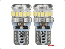Led žárovky T10 W5W 16+2SMD 12V-24V Canbus 2ks