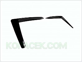 Rám předního nárazníku pro Škoda Enyaq - černý lesklý