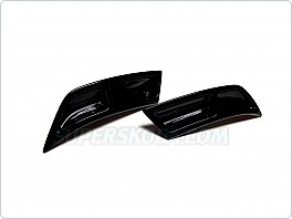 Atrapy výfuku pro Škoda Octavia III - černé lesklé