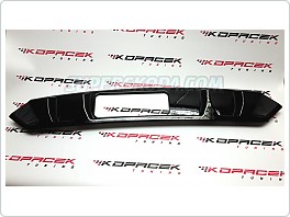 Difuzor pro Škoda Octavia III RS s výřezem - černý