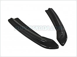 Rozšíření zadního nárazníku pro Škoda Superb III - černé rovné