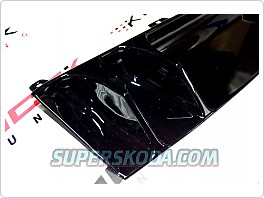 Zadní difuzor pro Škoda Superb III Sportline - 4 žebra