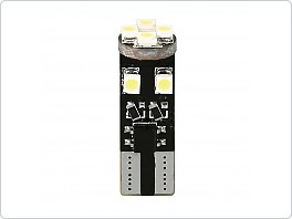 Žárovka Hyper-LED CAN-BUS 12V 8 SMD x 3 chips T10 W5W bílá 6500°K (2ks)