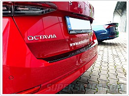 Ochranný kryt zadního nárazníku pro Škoda Octavia IV Combi - černý