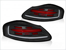 Zadní LED světla, světlomety, lampy Porsche Boxster 986, 1996-2004, LED BAR, SEQ, černo červené