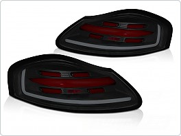 Zadní LED světla, světlomety, lampy Porsche Boxster 986, 1996-2004, LED BAR, SEQ, kouřové
