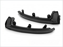 Boční LED dynamické blinkry do zrcátek Porsche Cayenne II, 2015-2017, LED, SEQ, kouřové