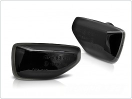 Boční LED dynamické blinkry Dacia Duster, Logan, Sandero, kouřové, SEQ, LED