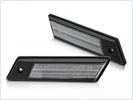 Boční LED dynamické blinkry BMW E30, E28, E24, E23, chromové