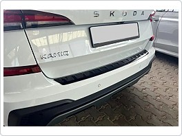 Práh pátých dveří - černý lesklý klavírlak, Škoda Kamiq Facelift od r.v. 11.2023-