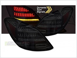 Zadní LED světla, světlomety, lampy Mercedes C-Class W205, 2014-2021, kouřové, SEQ