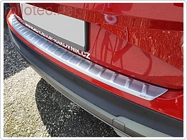 Práh pátých dveří s výstupky, Alu Brush - matný, Škoda Enyaq, od r.v. 2020