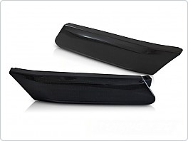 Boční LED dynamické blinkry Porsche 911, 997 Carrera 2004-2009, Boxster 987 2005-2008, kouřová