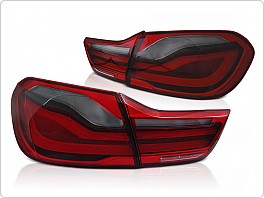 Zadní LED světla, světlomety, lampy BMW F32, F33, F36, 2013-2016, červené kouřové