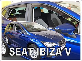 Plexi ofuky oken, deflektory, přední + zadní SEAT IBIZA V KJ 5D 2017- HATCHBACK