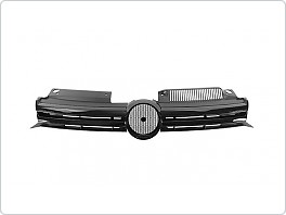 JOM přední maska VW Golf 6 (VI, 08-12) - černá lesklá