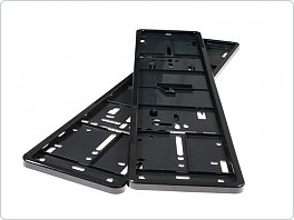 Rámeček, držák registrační značky MONO černý, Alti Giri 1ks