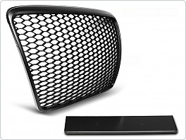 Přední maska Audi A6, C6 2009-2011, černá GRAU13