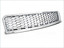 Přední maska bez znaku RS-Type Audi A4, 2001-2004, chrom GRAU31