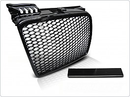 Přední maska Audi A4 B7, 2004-2008 Rs-styl černý lesk