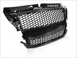 Přední maska Audi A3 (8P), 2008-2012, lesklá černá