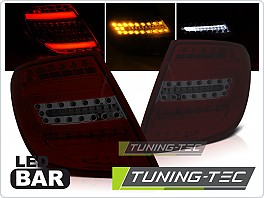 Zadní světlomety, světla, lampy LED BAR, Mercedes W204, C-Classe, COMBI 2007-2010, kouřové LDME84