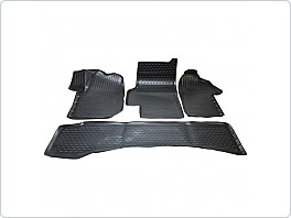 Gumové koberce Renault Master 2010-2014 double kabina 6míst