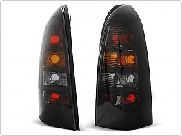 Zadní světlomety, světla, lampy Opel Astra G COMBI, 1998-2004, čiré, černé LTOP21