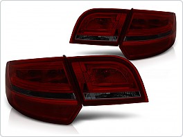 Zadní světla, lampy Audi A3 8P, Sportback 2004-2008, LED BAR, červená, kouřová LDAUA8
