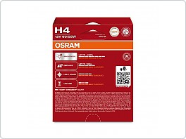 Autožárovka Osram H4 12V 60/55W Night Breaker Silver +100%, 2ks