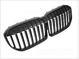 Přední maska BMW G12, G12 LCI (2019-2022), leskle černá GRBMN8