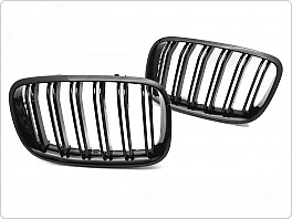 Přední maska BMW X5 E70 (2007-2013), X6 E71 (2008-2014), leskle černá double bar